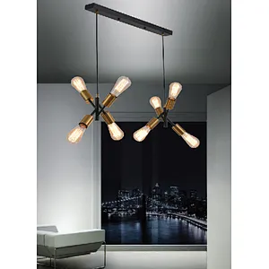 2022 China modern industrial Edison light bulb dining pendant light