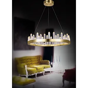 Nordic modern luxury LED crystal chandelier pendant light