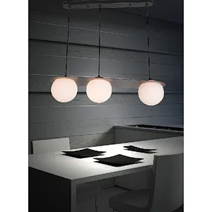 Nordic postmodern simple 3 lights glass pendant light