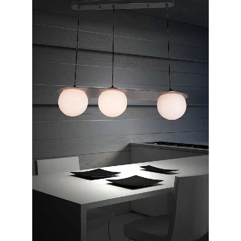 Nordic postmodern simple 3 lights glass pendant light