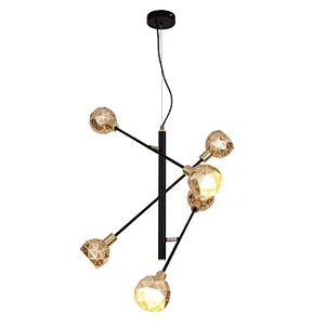 Nordic industrial style creative luxury metal pendant light