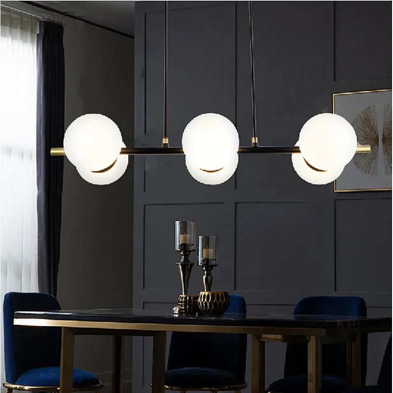 Chinese new modern glass pendant light for house decoration