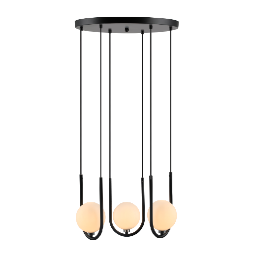 Nordic modern simple glass ceiling pendant light indoor