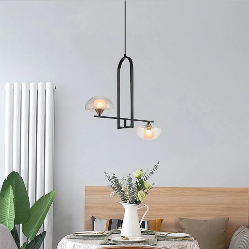 European modern creative funny glass chandelier pendant light