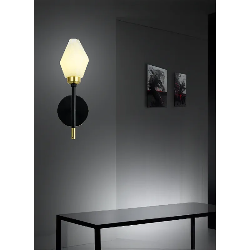 2022 European modern luxury irregular glass wall lamp