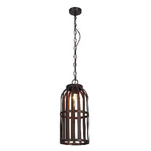 Nordic style retro iron art dining paniting pendant light