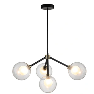 Nordic modern contracted 4 lights glass pendant light