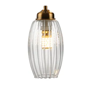 High quality European modern clear glass pendant light indoor uesd