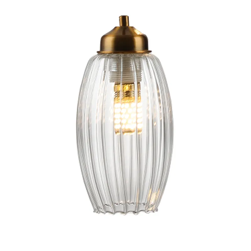 High quality European modern clear glass pendant light indoor uesd