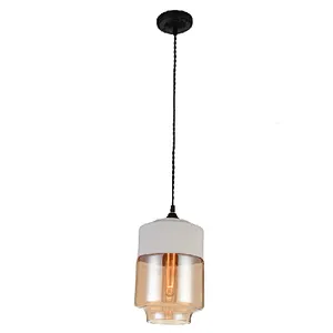 European style modern amber glass pendant light house