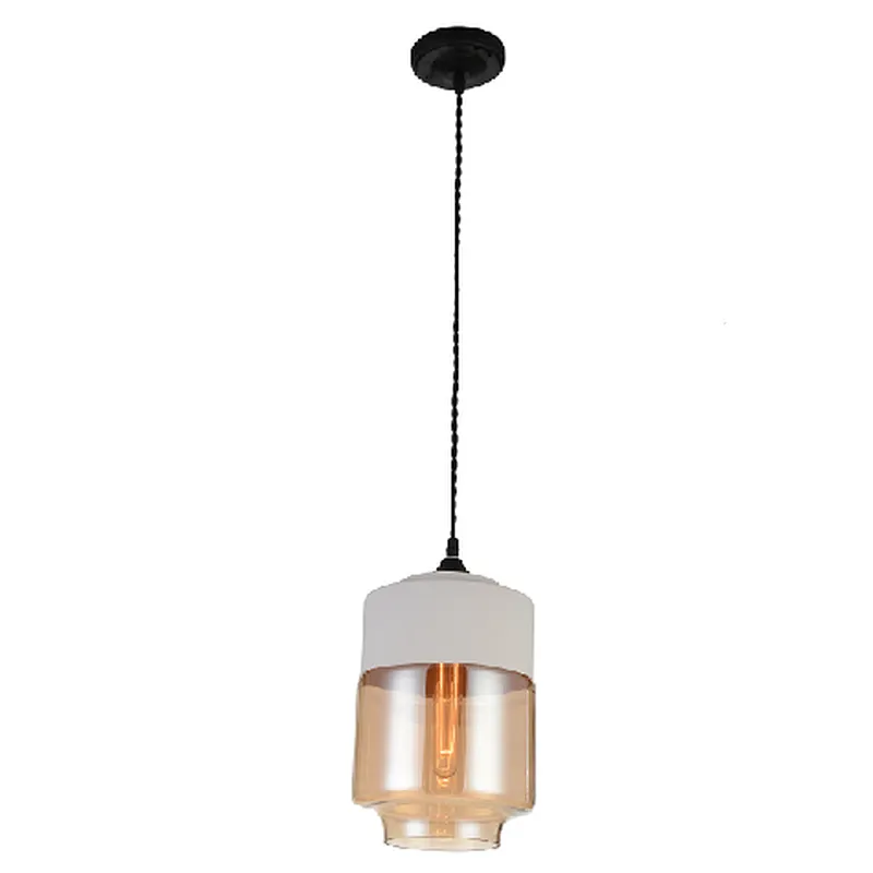 European style modern amber glass pendant light house