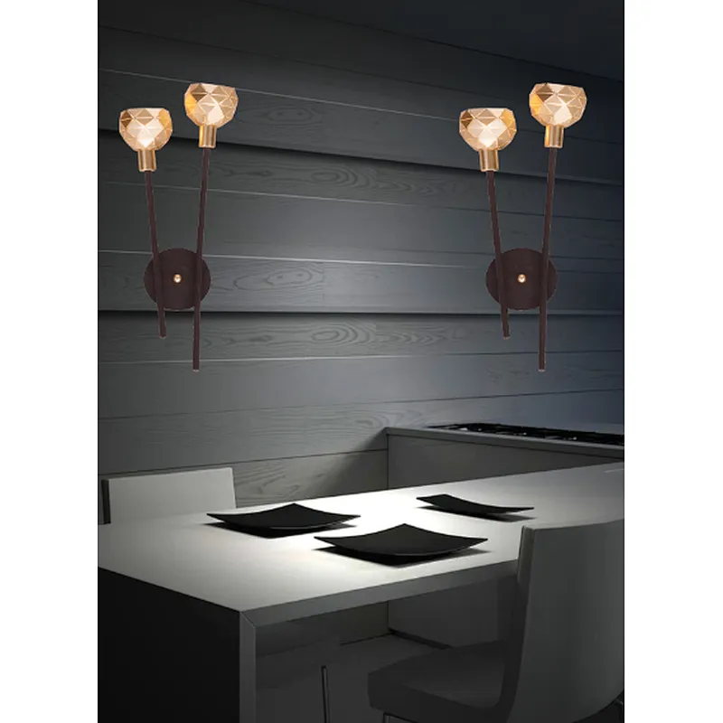 American characteristics of classic luxury metal wall lamp