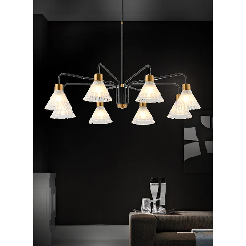 2022 New design modern luxury chandelier glass in China