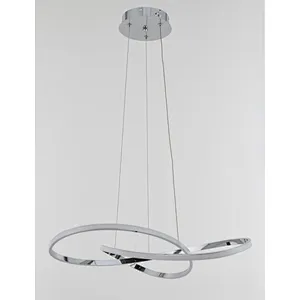 Chinese modern creative chrome aluminum 50W led pendant light