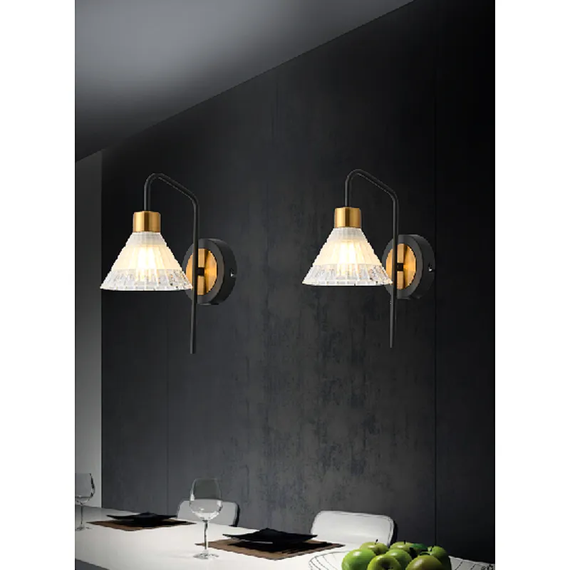 2022 New design modern luxury wall lamp glass in China