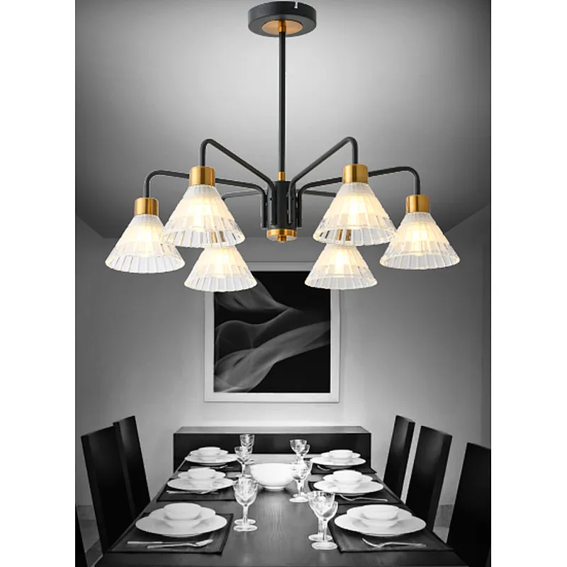 2022 New design modern luxury chandelier glass in China