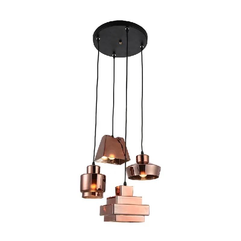 Europe type post-modern contracted 4 glasses pendant light