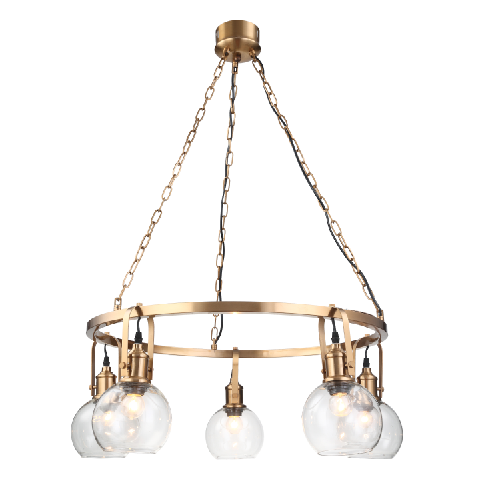 Nordic classic modern glass home hotel chandelier indoor
