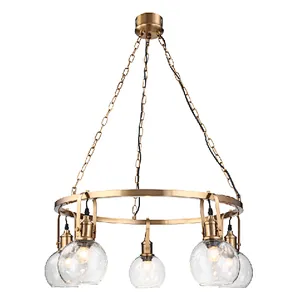 Nordic classic modern glass home hotel chandelier indoor