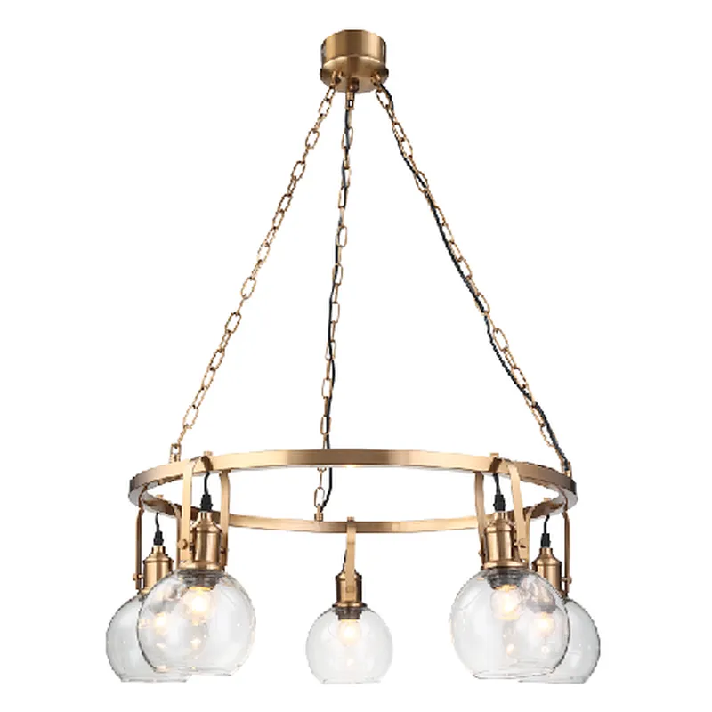 Nordic classic modern glass home hotel chandelier indoor