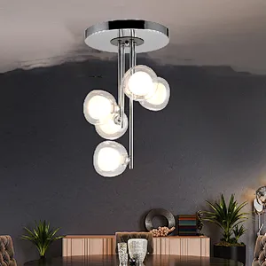 High quality European post-modern ceiling lamp G9*5 with glass for house decoration