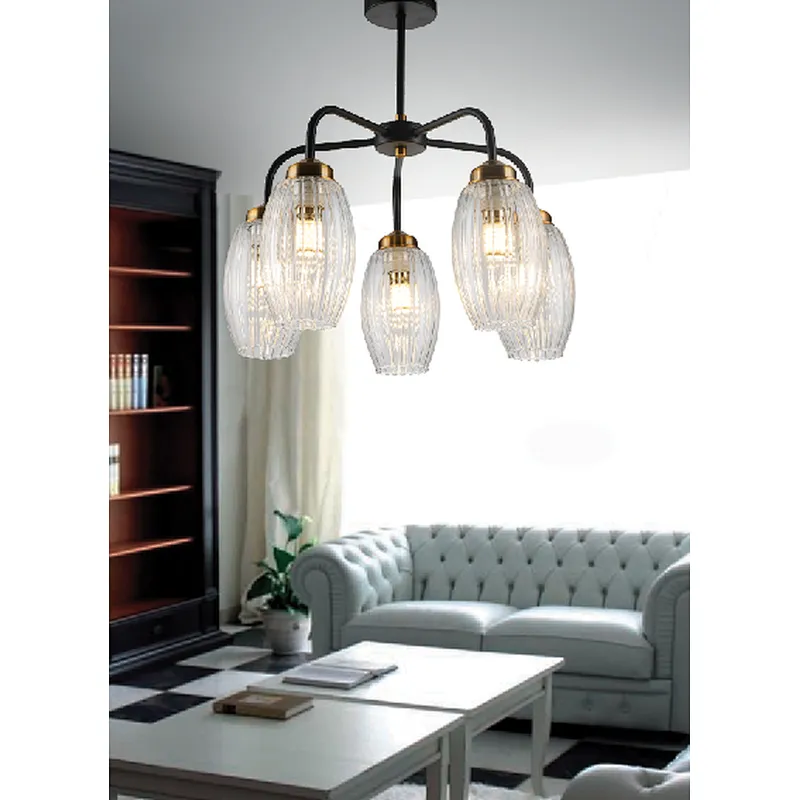 Nordic modern contracted clear glass ceiling light house