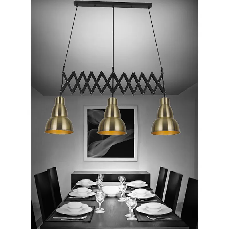 European post-modern creative metal 3 lights pendant light