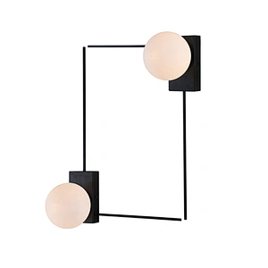 2022 Chinese modern creative white glass wall lamp with USB