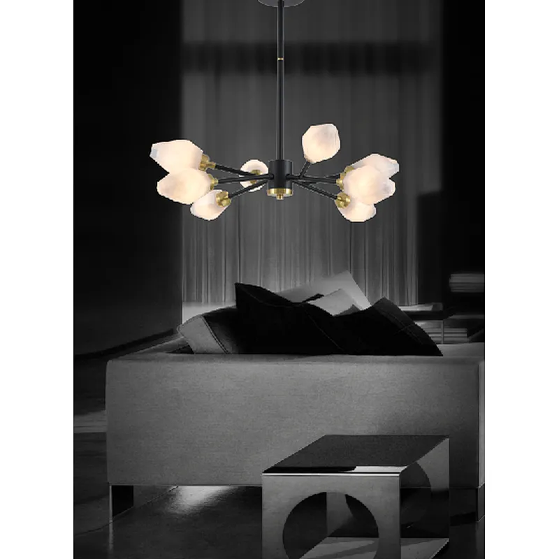 Nordic modern luxury beautiful glass ceiling light