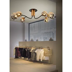 2023 New design Nordic modern concavo-convex glass ceiling light