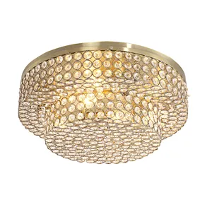 European style restore ancient ways crystal ceiling lamp