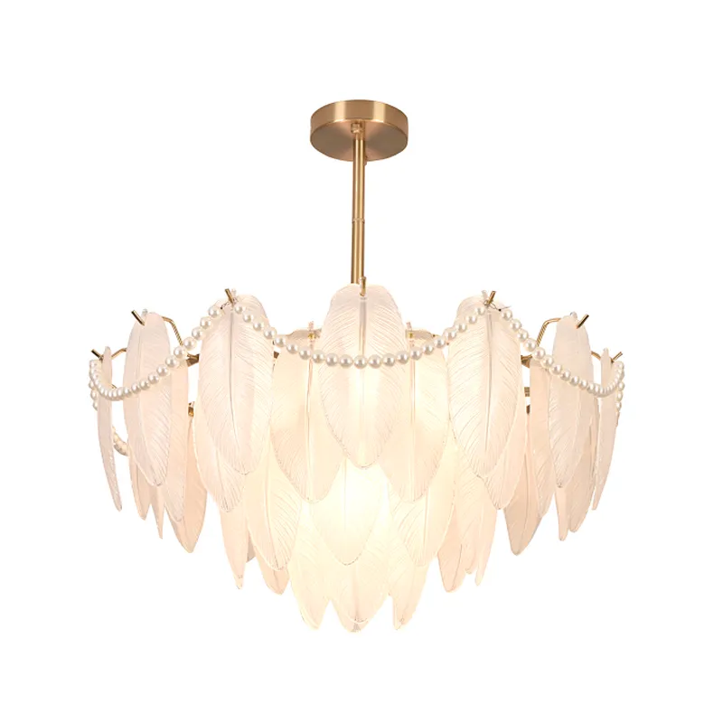 Modern luxury indoor chandelier Italian style with pearls