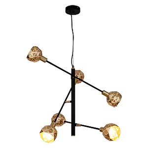 Nordic industrial style creative luxury metal pendant light