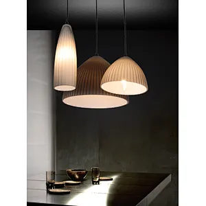 Nordic style modern elegant 3 lights glass pendant light