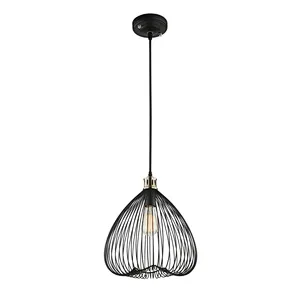 rustic lantern metal single pendant light