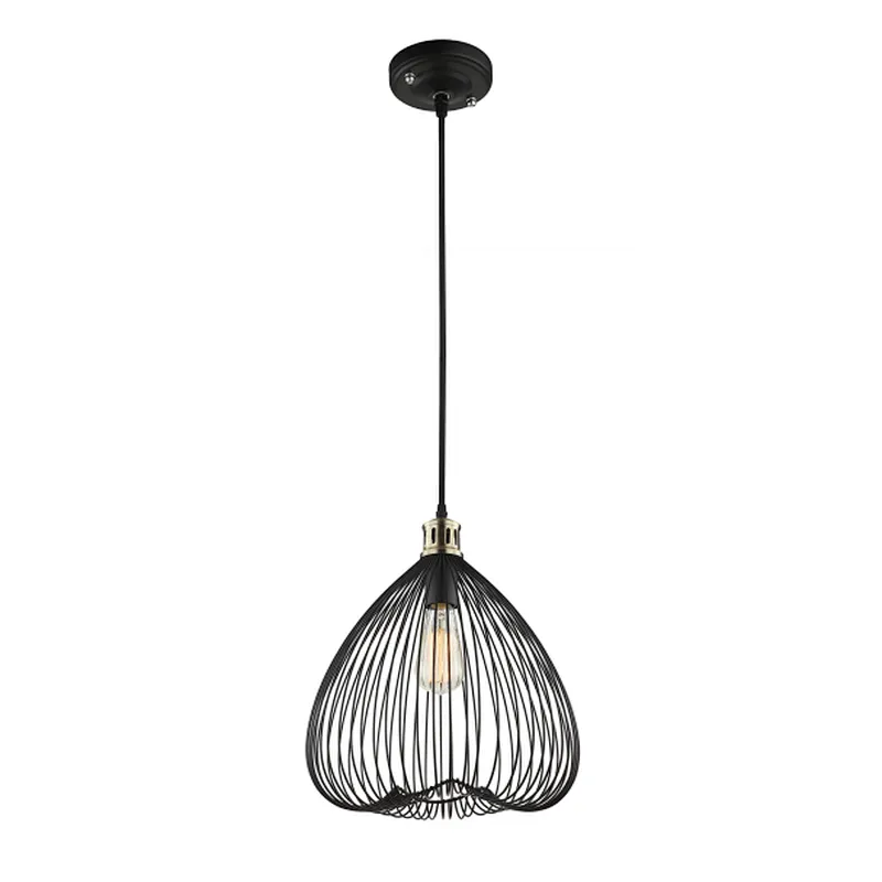 rustic lantern metal single pendant light