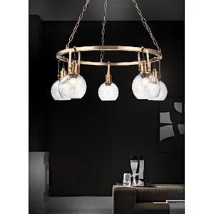 Nordic classic modern glass home hotel chandelier indoor