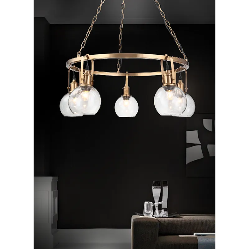 Nordic classic modern glass home hotel chandelier indoor
