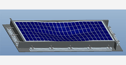 Solar panels vacuum static & dynamic mechanical load test | HOTOTECH