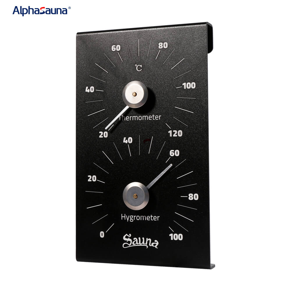 sauna thermometer and hygrometer