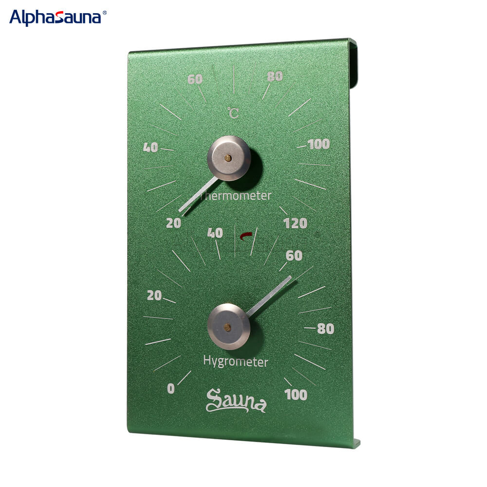 sauna thermometer and hygrometer