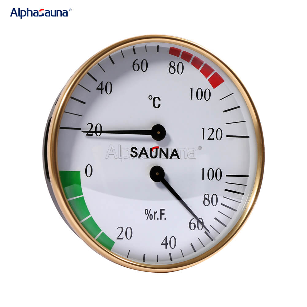 sauna thermometer and hygrometer