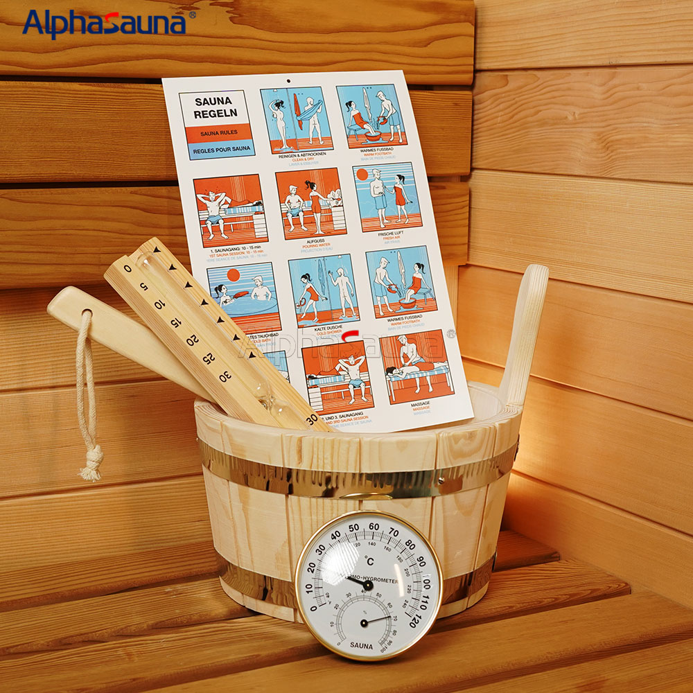 home sauna accessories