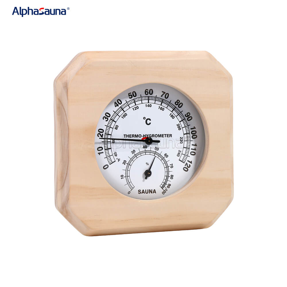 sauna thermometer and hygrometer