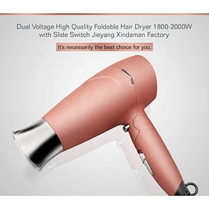 Wholesale OEM Factory Custom LOGO Double Voltage Travel Hair Dryer Hair Salon Equipment Hair Dryer