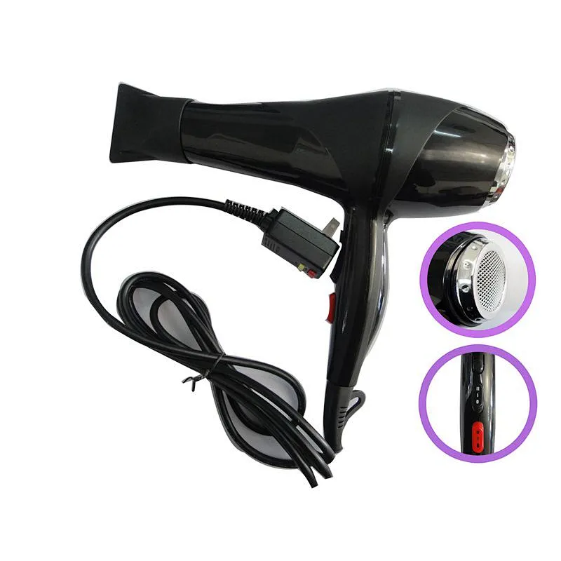 Amazon Hot Selling Hair Dryer OEM Ionic Concentrator Diffuser Comb AC Motor ABS+PC Hair Salon Equipment Hair Dryer Professional