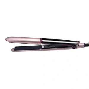 Cheap Titanium Flat Iron Wholesale LED Hair Styling Tools Hair Straightening Brush Hair Straightener