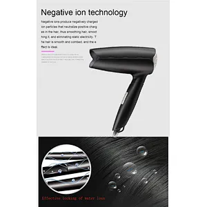2021 Hot Sale Oem Customized Customs Logo Power Foldable Mini Travel Hair DryerHair Salon Equipment Hair Dryer
