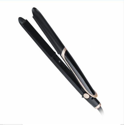 2022 LED Display Hair Curler Gold Titanium Plate 2 in 1 Gorgeous Hair Straightener