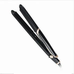 2022 LED Display Hair Curler Gold Titanium Plate 2 in 1 Gorgeous Hair Straightener